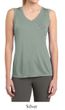 Ladies Shirt OM Heart Pocket Print Sleeveless Moisture Wicking Tee