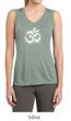 Ladies Shirt OM Tie Dye Sleeveless Moisture Wicking Tee T-Shirt