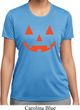 Ladies Shirt Orange Jack O Lantern Moisture Wicking Tee T-Shirt