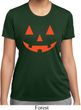 Ladies Shirt Orange Jack O Lantern Moisture Wicking Tee T-Shirt