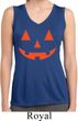 Ladies Shirt Orange Jack O Lantern Sleeveless Moisture Wicking Tee