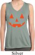 Ladies Shirt Orange Jack O Lantern Sleeveless Moisture Wicking Tee