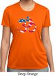 Ladies Shirt Patriotic Om Moisture Wicking Tee T-Shirt