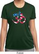 Ladies Shirt Patriotic Om Moisture Wicking Tee T-Shirt