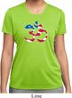 Ladies Shirt Patriotic Om Moisture Wicking Tee T-Shirt