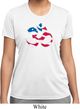 Ladies Shirt Patriotic Om Moisture Wicking Tee T-Shirt