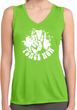 Ladies Shirt Peace Now Sleeveless Moisture Wicking Tee
