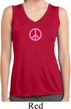 Ladies Shirt Pink Peace Sleeveless Moisture Wicking Tee