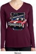 Ladies Shirt Plymouth Roadrunner Dry Wicking Long Sleeve Tee