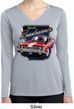 Ladies Shirt Plymouth Roadrunner Dry Wicking Long Sleeve Tee