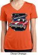 Ladies Shirt Plymouth Roadrunner Moisture Wicking V-neck Tee