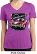 Ladies Shirt Plymouth Roadrunner Moisture Wicking V-neck Tee