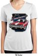 Ladies Shirt Plymouth Roadrunner Moisture Wicking V-neck Tee