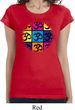 Ladies Shirt Pop Art Om Longer Length Tee T-Shirt