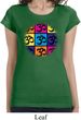 Ladies Shirt Pop Art Om Longer Length Tee T-Shirt
