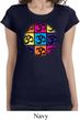 Ladies Shirt Pop Art Om Longer Length Tee T-Shirt