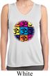 Ladies Shirt Pop Art Om Sleeveless Moisture Wicking Tee