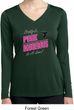Ladies Shirt Pretty in Pink Dry Wicking Long Sleeve Tee T-Shirt