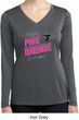 Ladies Shirt Pretty in Pink Dry Wicking Long Sleeve Tee T-Shirt
