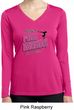Ladies Shirt Pretty in Pink Dry Wicking Long Sleeve Tee T-Shirt