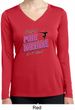 Ladies Shirt Pretty in Pink Dry Wicking Long Sleeve Tee T-Shirt