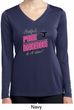 Ladies Shirt Pretty in Pink Dry Wicking Long Sleeve Tee T-Shirt