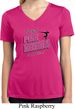 Ladies Shirt Pretty in Pink Moisture Wicking V-neck Tee T-Shirt