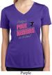 Ladies Shirt Pretty in Pink Moisture Wicking V-neck Tee T-Shirt