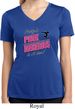 Ladies Shirt Pretty in Pink Moisture Wicking V-neck Tee T-Shirt