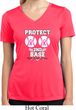 Ladies Shirt Protect 2nd Base Moisture Wicking V-neck Tee T-Shirt