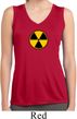 Ladies Shirt Radiation Symbol Sleeveless Moisture Wicking Tee