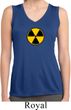 Ladies Shirt Radiation Symbol Sleeveless Moisture Wicking Tee