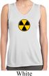 Ladies Shirt Radiation Symbol Sleeveless Moisture Wicking Tee