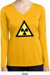 Ladies Shirt Radioactive Triangle Dry Wicking Long Sleeve Tee T-Shirt