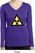 Ladies Shirt Radioactive Triangle Dry Wicking Long Sleeve Tee T-Shirt