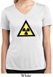 Ladies Shirt Radioactive Triangle Moisture Wicking V-neck T-Shirt