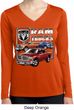 Ladies Shirt Ram Trucks Dry Wicking Long Sleeve Tee