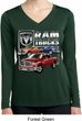 Ladies Shirt Ram Trucks Dry Wicking Long Sleeve Tee