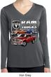 Ladies Shirt Ram Trucks Dry Wicking Long Sleeve Tee