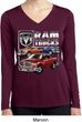 Ladies Shirt Ram Trucks Dry Wicking Long Sleeve Tee