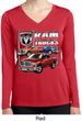 Ladies Shirt Ram Trucks Dry Wicking Long Sleeve Tee