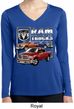 Ladies Shirt Ram Trucks Dry Wicking Long Sleeve Tee