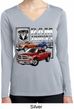 Ladies Shirt Ram Trucks Dry Wicking Long Sleeve Tee
