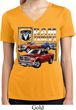 Ladies Shirt Ram Trucks Moisture Wicking V-neck Tee