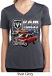 Ladies Shirt Ram Trucks Moisture Wicking V-neck Tee