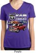 Ladies Shirt Ram Trucks Moisture Wicking V-neck Tee