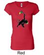 Ladies Shirt Rasta Triangle Longer Length Tee T-Shirt