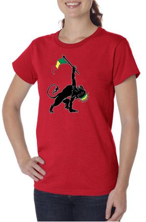 Ladies Shirt Rasta Triangle Organic Tee T-Shirt