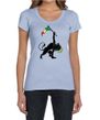 Ladies Shirt Rasta Triangle Scoop Neck Tee T-Shirt
