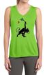 Ladies Shirt Rasta Triangle Sleeveless Moisture Wicking Tee T-Shirt
